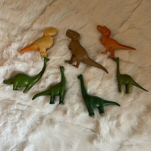 Disney Pixar The Good Dinosaur Arlo Family Lot Long Neck & T-Rex Figures Bundle